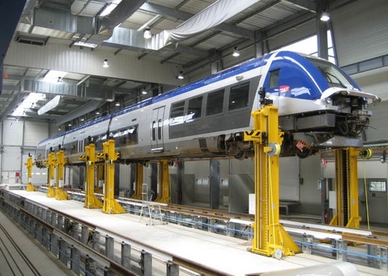 Enchufes de elevación ferroviarios móviles, 10 Ton Electric Lifting Jacks
